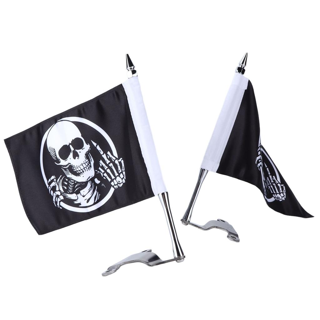 Комплект для крепления флагштока на крышке багажника с заменой флага с черепом LR для Gold Wing Tour DCT 2018?2020