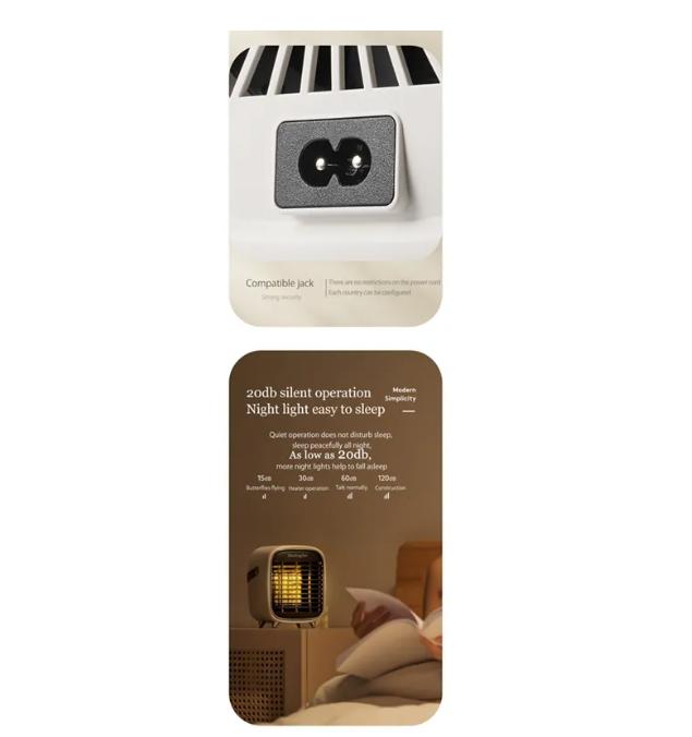 Xiaomi Нагреватель Вентилятор Настольный Электрический Обогреватель Портативные Домашние Обогреватели Энергия Зима Бытовая Для Спальни Отопление Офиса ЕС Plug