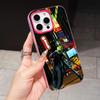 Anime Durarara Phone Case for iPhone 17 16 15 14 13 12 11 Air Pro Max Plus Jelly Double layer Rose Red Cover
