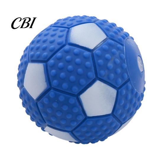 Tough Chew Toy for Dogs Dog Ball, Sound-Producing Rubber Durable Pet Sound Making Toy, Cleans Teeth Interactive Training Outdoor Play Tartar Removal