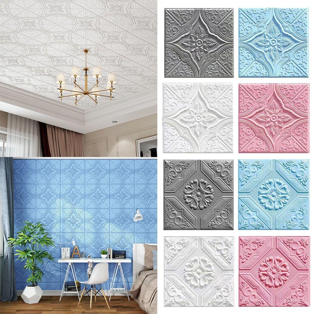 Звукоизоляция стерео наклейки на стену 35*35 см самоклеящиеся обои для гостиной спальни