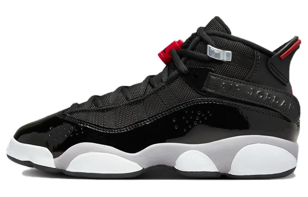 Jordan 6 Колец GS 'Черный Металлик Серебристый' GS FZ4186-010