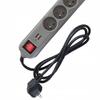 Extension cord 1.5M Strip 2XUSB + 5X230V + Switch