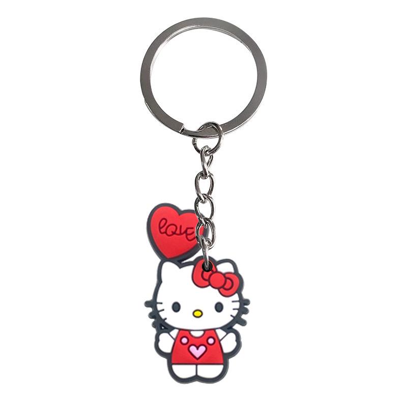 Брелок HelloKitty Мягкий резиновый кулон - Маленький подарочный аксессуар