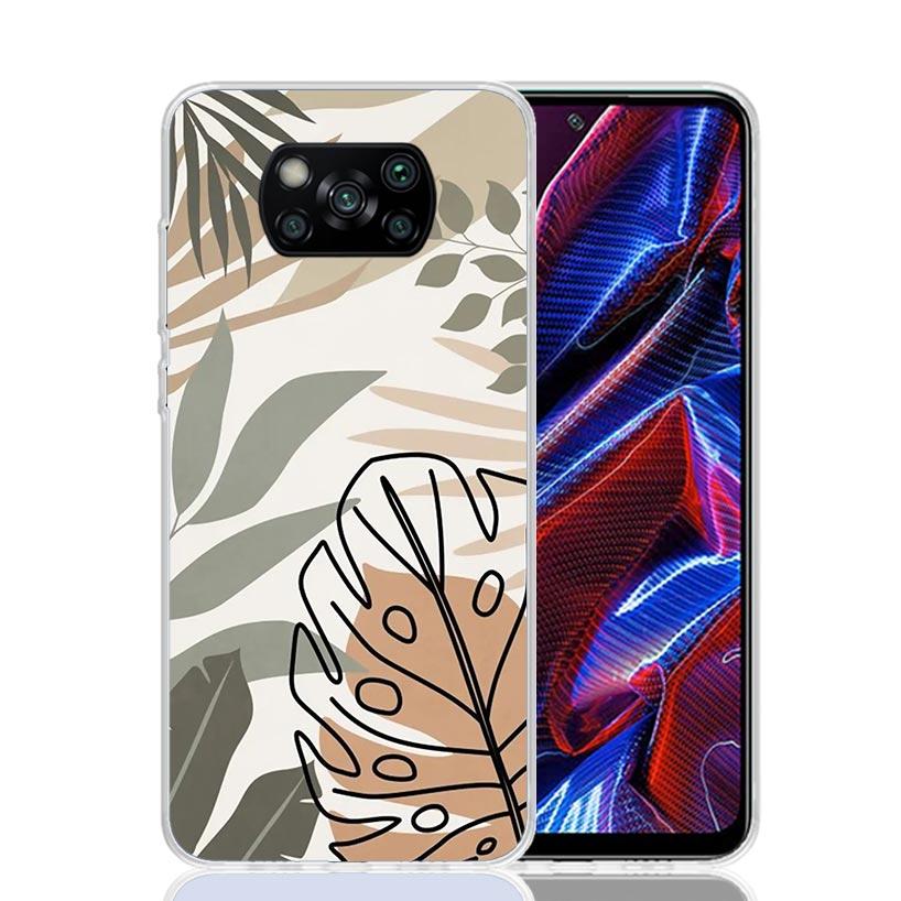 Abstract Women Face Line Case Phone Cover for Xiaomi Redmi Note 10 9 9S 8 8T 7 5 Pro Mi 12T 11T 10T 9T 12 11 Lite A3 A2 Trend Fu