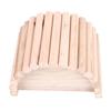 Hamster Wooden House Cute Arch Shape Warm Safe Sturdy Guinea Pig Wooden House for Hamsters Gerbils Rats Small Animals
