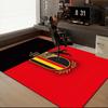Belgium Football Crest Emblem Rug Office Floor Mat - Machine Washable for Bedroom, bedroom, livingroom, Room Decor Fan Gifts Christmas