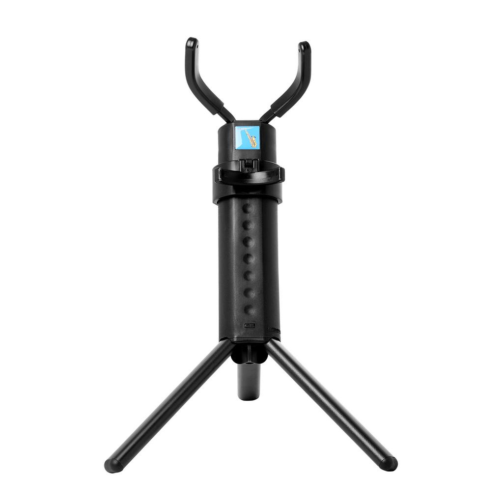 Portable Foldable Saxophone Stand Adjustable Height Compact Design Lightweight Durable Construction Suitable for Alto Tenor Saxophones