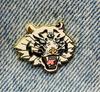 New Enamel Pin Tiger Magic Animal Spring Summer Metal Connector 1 Piece