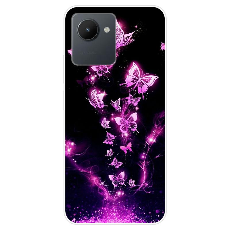 Для Realme C30S C 30S RealmeC30S чехол Мягкая силиконовая задняя крышка Чехол для телефона с рисунком из мультфильма Разнообразие