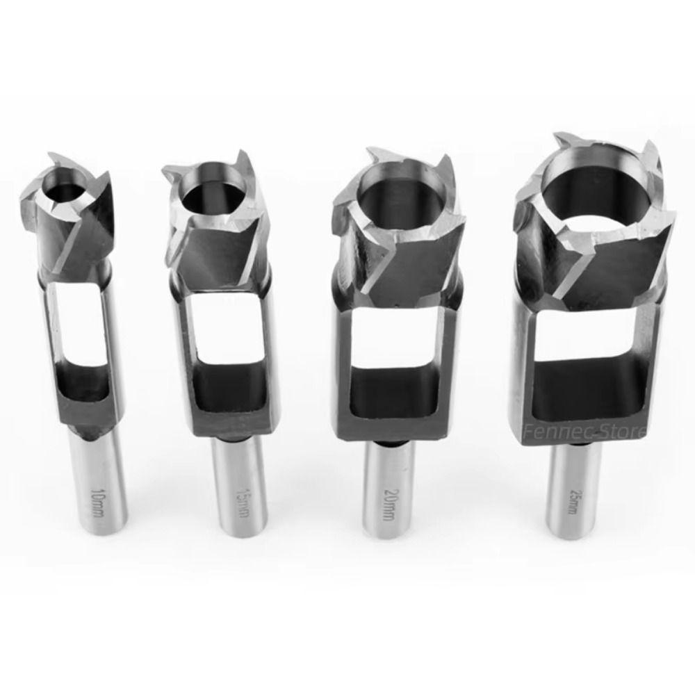 High Speed Steel Tapered Sealing Plug Hole Cutter Tenon Dowel Plug Drill  Furniture Making