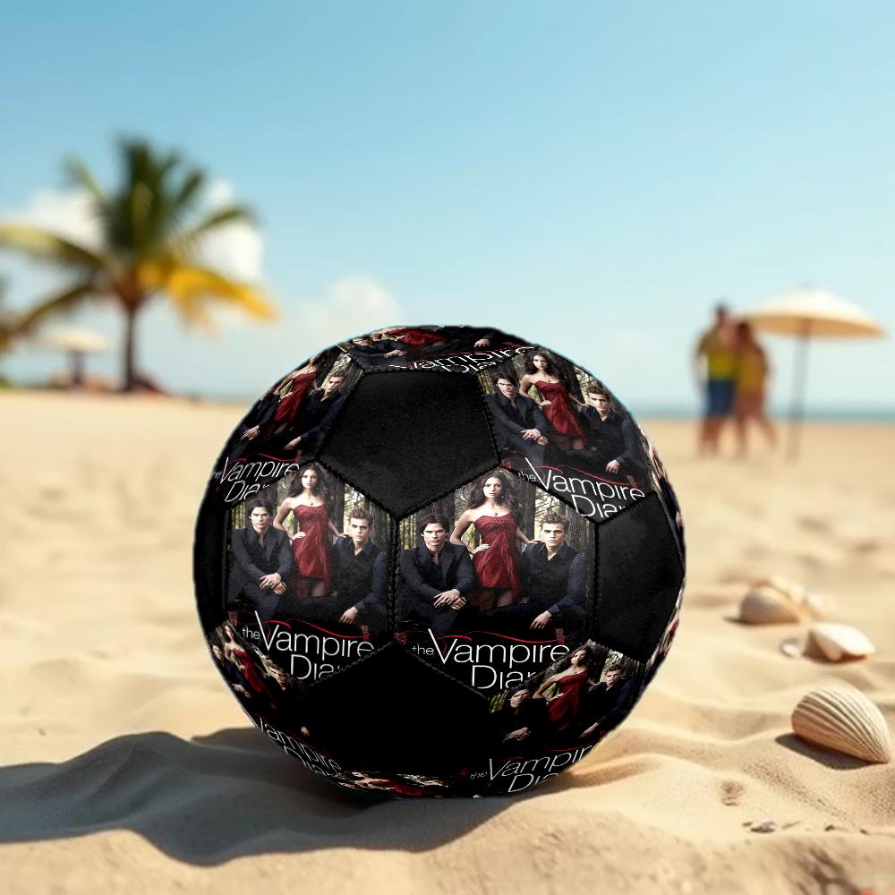 Vampire Diaries Theme Size 5 Soccer Ball, Suitable for Both Indoor and Outdoor Matches, a Gift Suitable for Everyone.