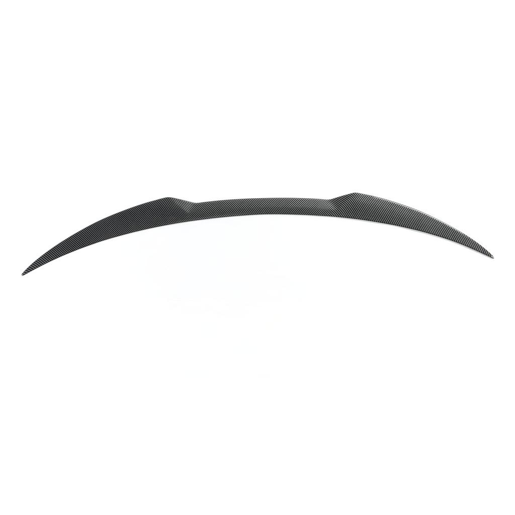 Rear Trunk Spoiler Wing Quadrifoglio Verde Style Carbon Fiber Pattern Tail Trunk Lip Replacement
