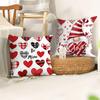Наволочка на День святого Валентина Любовная наволочка Диван Гостиная Прикроватная Мягкая сумка Спинка Поясничная подушка Чехол Офисный Чехол для поясничной подушки