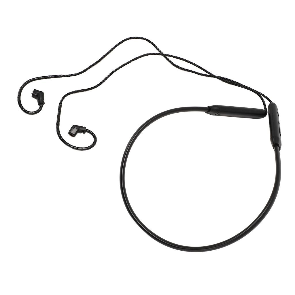 Bluetooth Headphone Cable Adapter Wired To Wireless In Ear Earbuds Cable Adapter Cord with Microphon