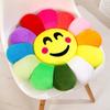 58cm Cute Colorful Sunflower Cartoon Round Throw Pillow Office/Home Plush Cushions