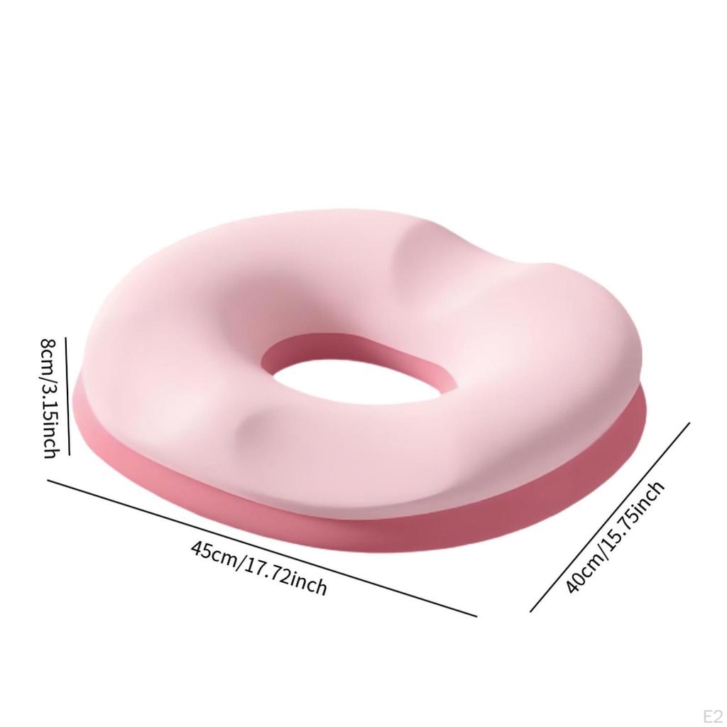 Donut Seat Cushion, Chair Cushion Comfortable Lightweight Ergonomic Memory Foam Tailbone Pillow for