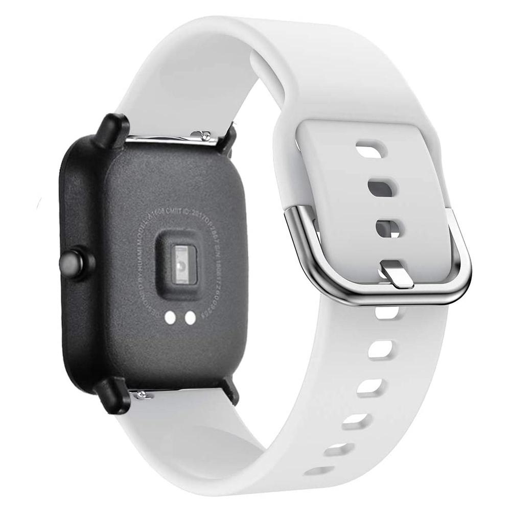 Силиконовый ремешок 20 мм/22 мм Для Amazfit GTS/2/2e/4/3/GTS2 Mini/GTR 4/47 мм/GTR2/2e/stratos 2 Браслет для часов Amazfit bip 6 5 3 ремешки