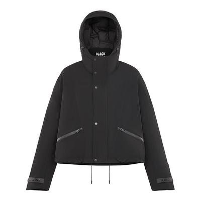 Gaofan Пуховик женский приталенный облегченный черный с золотом 5.0