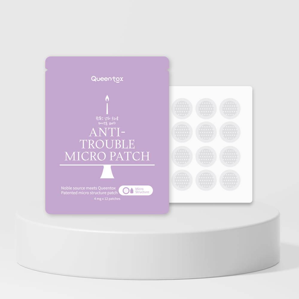 Пластырь с микроиглами QUEENTOX Acne Anti-Trouble 12 шт.