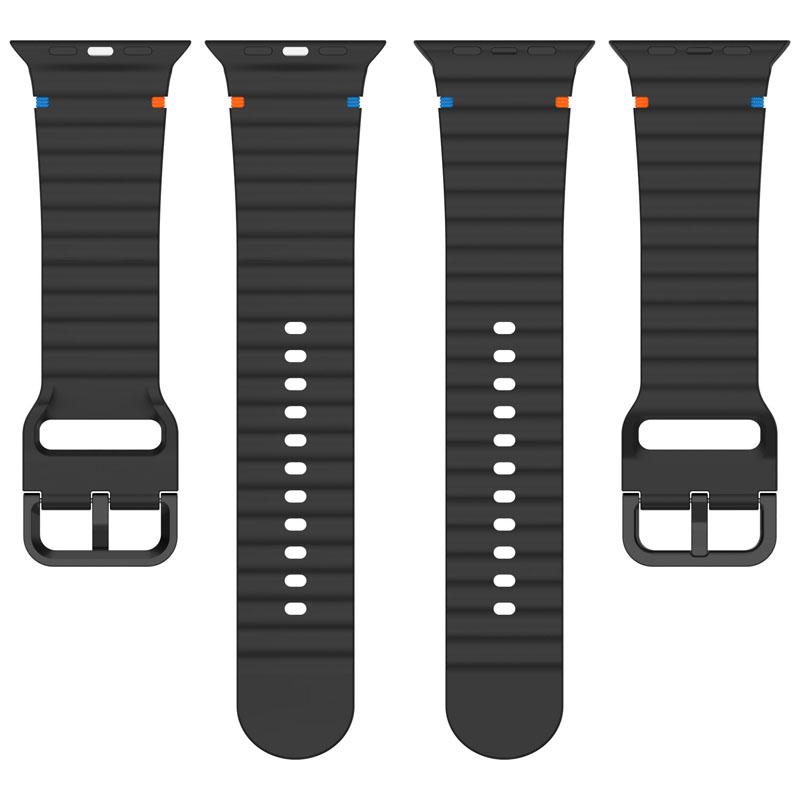 Ремешок для смарт-часов Ultra 2 49 мм 10 46 мм 9 8 7 41 мм 45 мм Силиконовый спортивный мягкий ремешок для часов серии SE 6 5 4 3 2 1 40 мм 44 38 42 мм