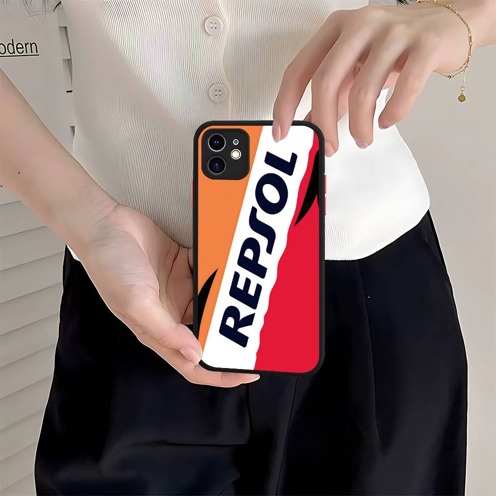 Fashion R-RepsolS Cool Phone Case For IPhone 16 15 14 11 12 13 Pro Max Plus 12 XS Max Back Cover Matte Case