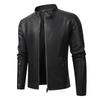 New Men's Leather Jacket Men's Autumn Winter Motorcycle Casual Coat Men's
