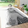 Elegant Fashion Portrait Carpet Rug Soft Washable Antislip Home Living Room Sofa Mats Personalized Christmas Rug
