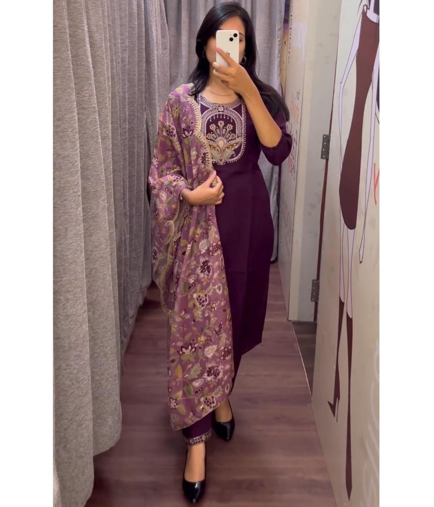 Индийский женский дизайнерский праздничный костюм сальвар-камиз курти брюки дупатта комплект индийская этническая одежда