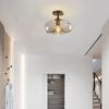 Vintage Glass Ceiling Light Modern E27 For Living Room Entrance Bedroom Study Cloakroom Balcony Indoor Lighting Fixtures