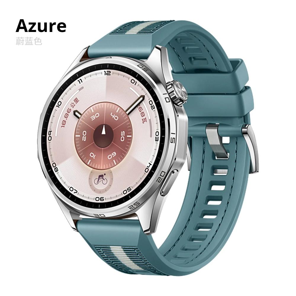 22mm Nylon Weave Silicone Strap for Huawei Watch GT6 Pro 46mm Band Wristband for Huawei GT5/GT4/GT3 46mm Bracelet Watchband