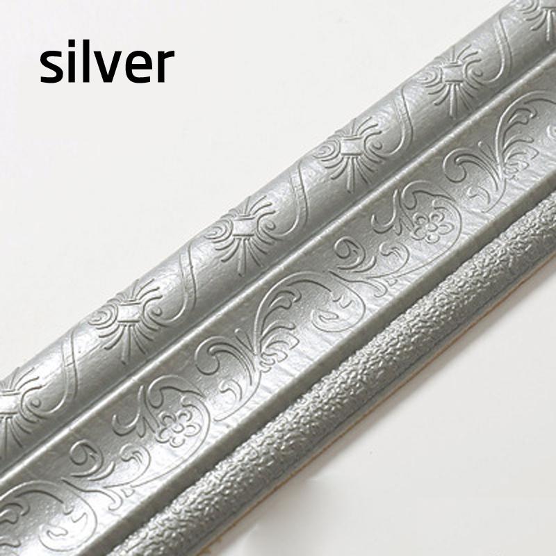 2,3 м настенный декор обои 3D узор стикер стены линия талии граница гостиной съемный