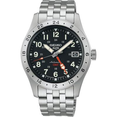 Seiko 5 Sports Field GMT "Спортивный стиль" Механические Автоматические (с ручным заводом) Мужские часы SBSC011