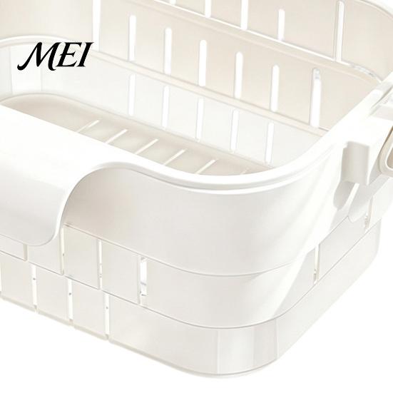 Portable Sink Drainer for Noodles Kitchen Hanging Drain Basket, with Quick Drying Holes, Foldable Organizer Sponges Space Saving Food Residue Catcher,