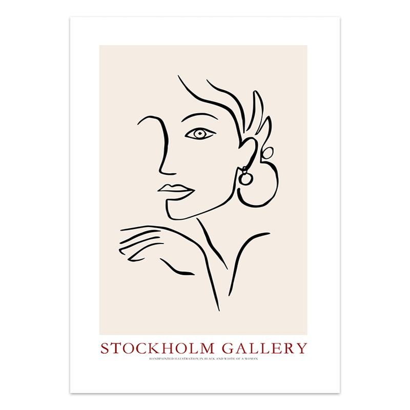 Абстрактная скандинавская модная картина в стиле бохо бежевого цвета, минималистичная картина на холсте, печать плакатов, настенные художественные фотографии, домашний декор для гостиной