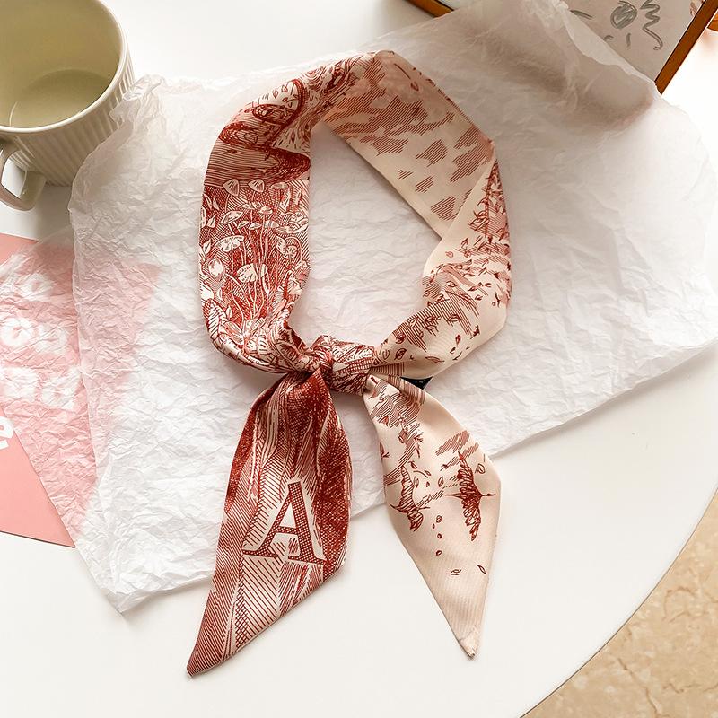 Ретро-ленты для волос с буквами, французская элегантная длинная повязка на голову, сумка, ремешок, аксессуары, красивая повязка для волос с бантом для девочек, женский шарф
