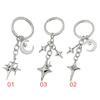 Полировка Y2K Брелки Сумка Кулон Звезда Брелки Мода Звезда Луна Брелоки Украшение Сумки