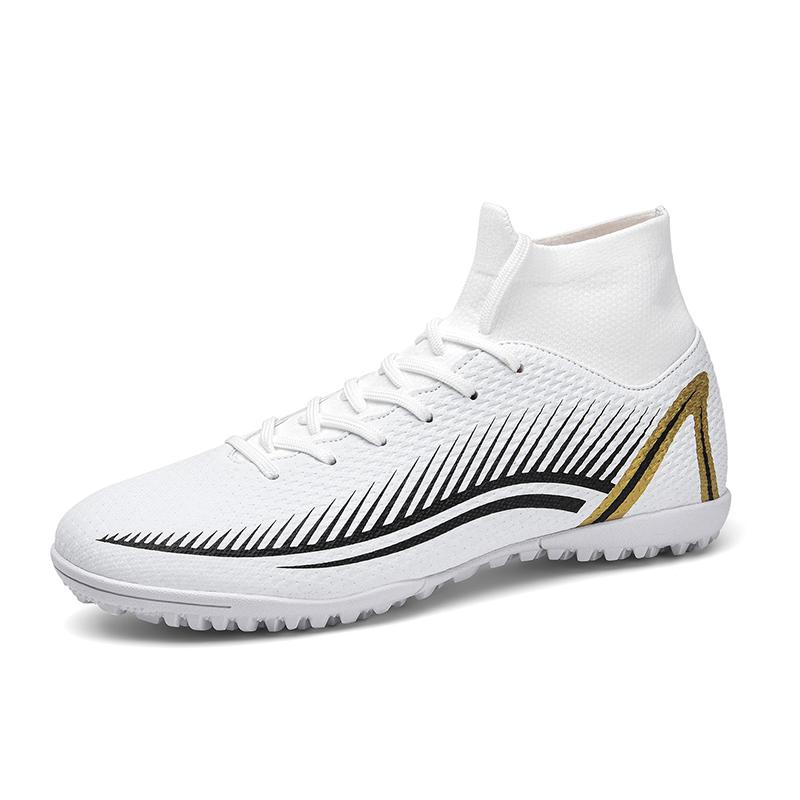 Men's Soccer Shoes FG/FG Non-Slip Turf Soccer Cleats Personalized Design Train Shoe High Top Sneakers Light Football Boots 35-47