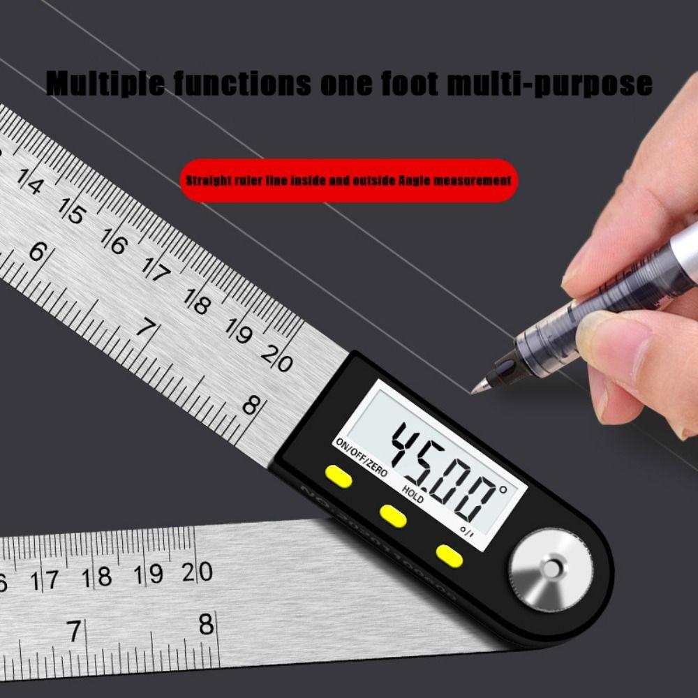 High Precision Digital Angle Ruler Multifunction Angle Detector Measuring Tool Decoration