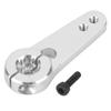 Aluminum Alloy RC Steering Servo Half Arm Horn 44mm 15T for HSP 1/5 Truck (Silver)