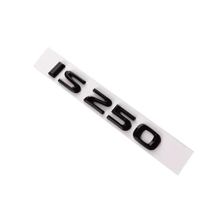 ABS Car Body Side Emblem Styling for Lexus IS200 IS350 IS250 IS300 Rear Trunk Badge Decal Decoration