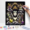 Disney Evil Queen Oil Painting Kit Home Bedroom Wall Decor Handmade Gift Art Crafts Magic Mirror Design Potion Bottle Decor Canvas Set