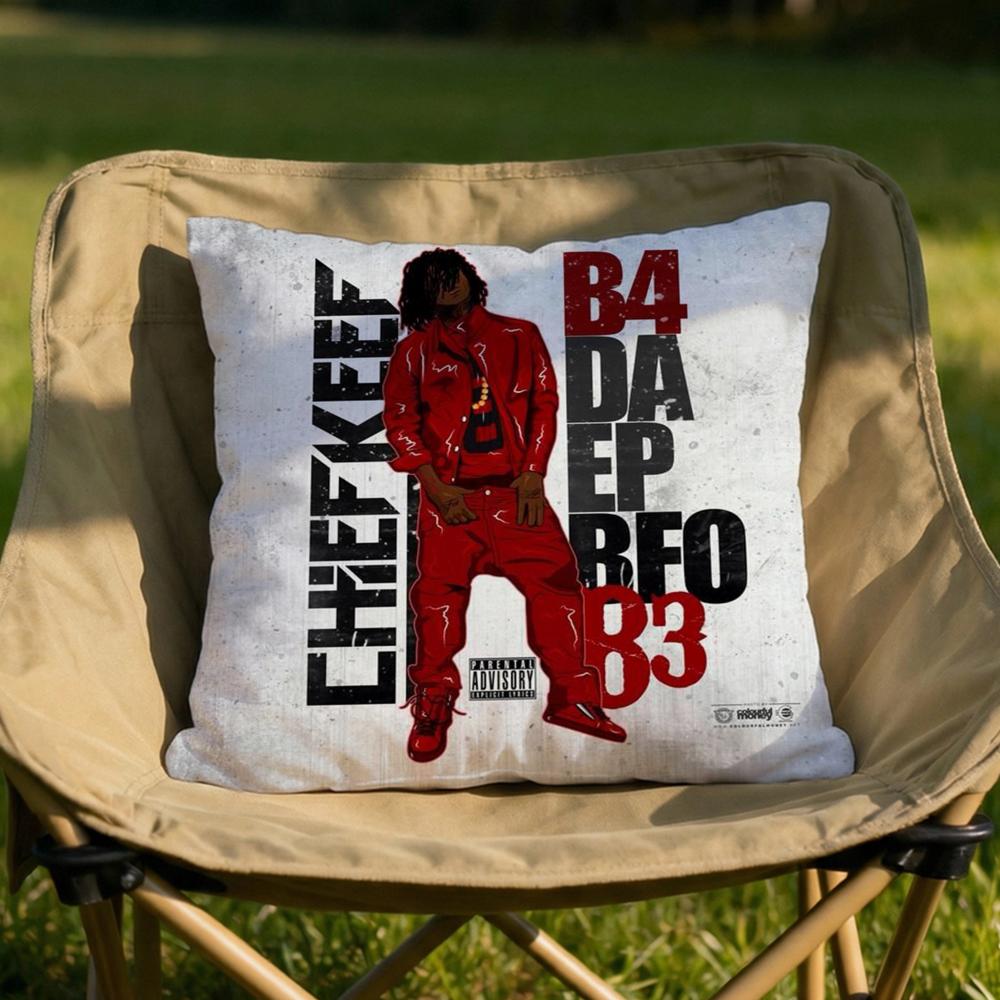 Rapper CChief KKeef Cushion Cover Soft Reversible Durable Pillow Cover MultiScene Use for Home Car Daily Comfort
