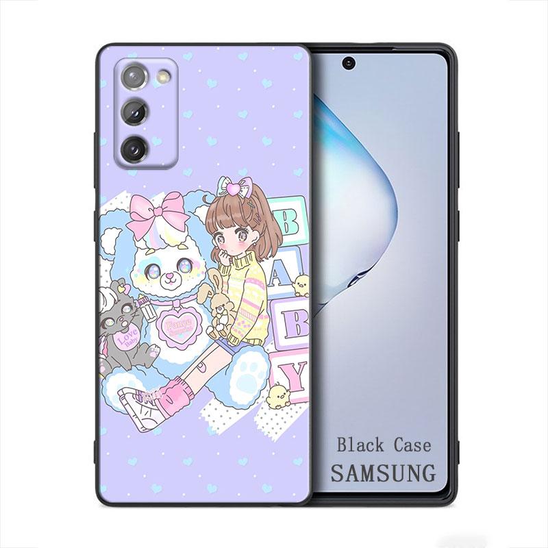 Kawaii аниме милая красивая девушка Samsung Galaxy A91 A73 A72 A71 A53 A52 A7 M62 M22 M30s M31s M33 M52 F23 F41 F42 5G чехол для телефона