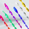 12Pcs Spiral Deterrent Device Waterproof 30CM Wind Rotating Rod Wear Resist Bird-Repelling Stick for Home Yard Patio Decoration