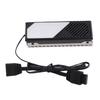 Радиатор SSD RGB-синхронизация Термопроводящая силиконовая прокладка Индивидуальная динамическая светодиодная подсветка Ослепляющая линза M.2 NVMe