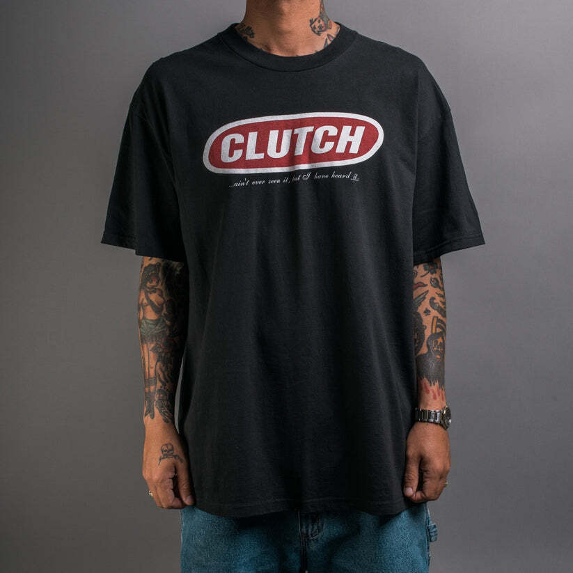 Футболка Clutch Band, Clutch Born A Dragonfly Черная S-5XL VM8082 Унисекс Футболка