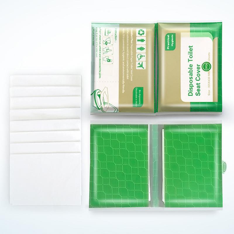 5~50 шт. Одноразовые накладки на сиденье унитаза из нетканого материала и полиэтиленовой пленки, изоляция от грязи, водонепроницаемые, портативные, дорожные, гостиничные принадлежности TMZ
