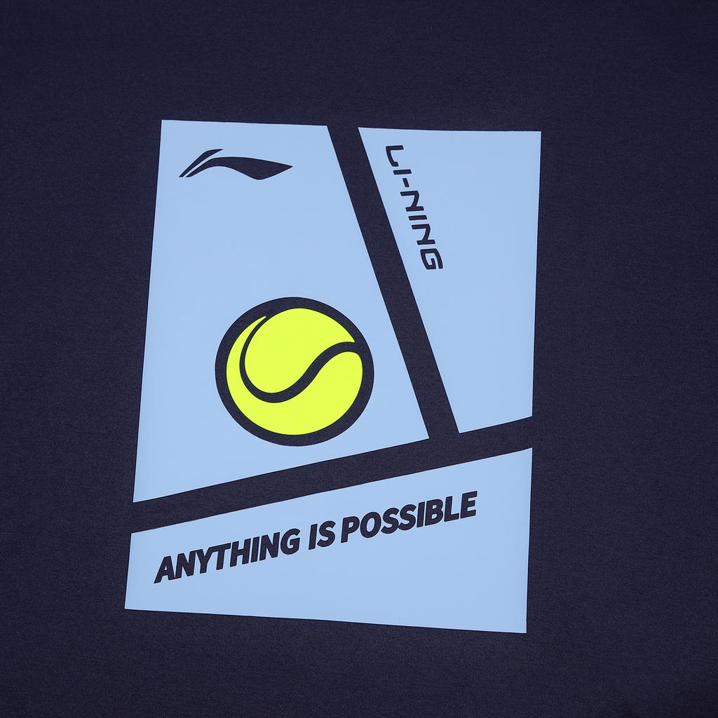 Li-Ning Модная Минималистичная Удобная Дизайн Короткий Рукав Футболка Мужские топы AHSUF81-3