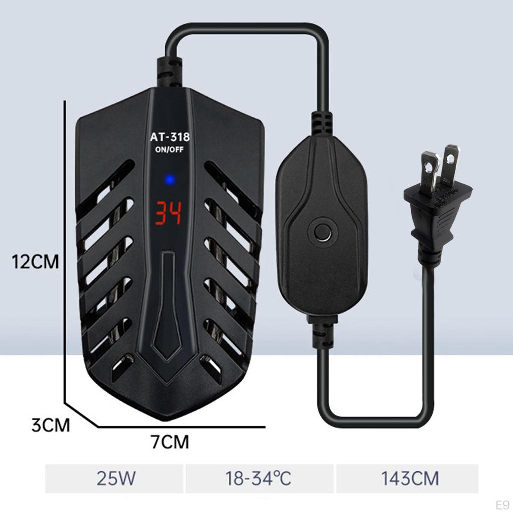 Нагреватель бака для аквариума, нагревательный стержень для черепахи, погружной пресноводный для рептилий